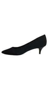 Zapato de Salón Negro Bajo