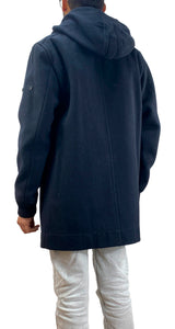 Abrigo Negro Capucha