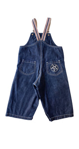 Jardinera Denim Tirantes Rayados