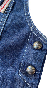 Jardinera Denim Tirantes Rayados