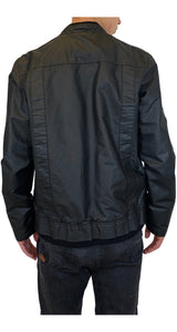 Chaqueta Negra Costuras Decorativas