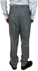 Traje Dos Piezas Gris Lana