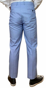 Pantalón de Tela Azul