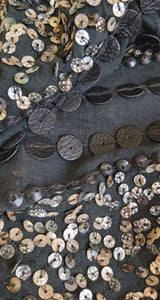 Top Verde Bordado Lentejulas