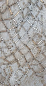 Top Encaje Mostacillas Blanco