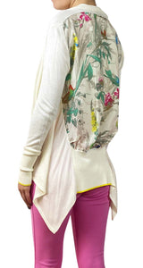 Nadie Parisian Bird Wrap Cardigan
