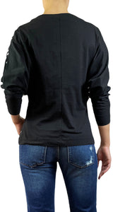 Blusa Negra con Lunares