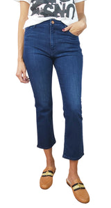 Jeans Azul Tiro Alto