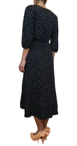 Vestido Cruzado Lunares