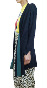 Cardigan Lurex Navy y Calipso