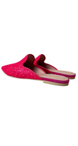 Mules Fucsia Brillos