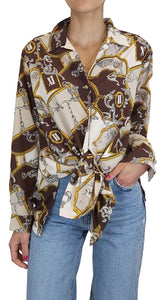 Blusa Multicolor Café