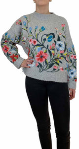 Sweater Bordados Flores Limeted Edition