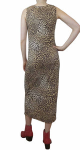 Vestido Midi Animal Print