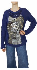Sweater Bordados Tigre