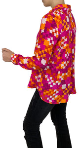 Blusa Seda Abstracta