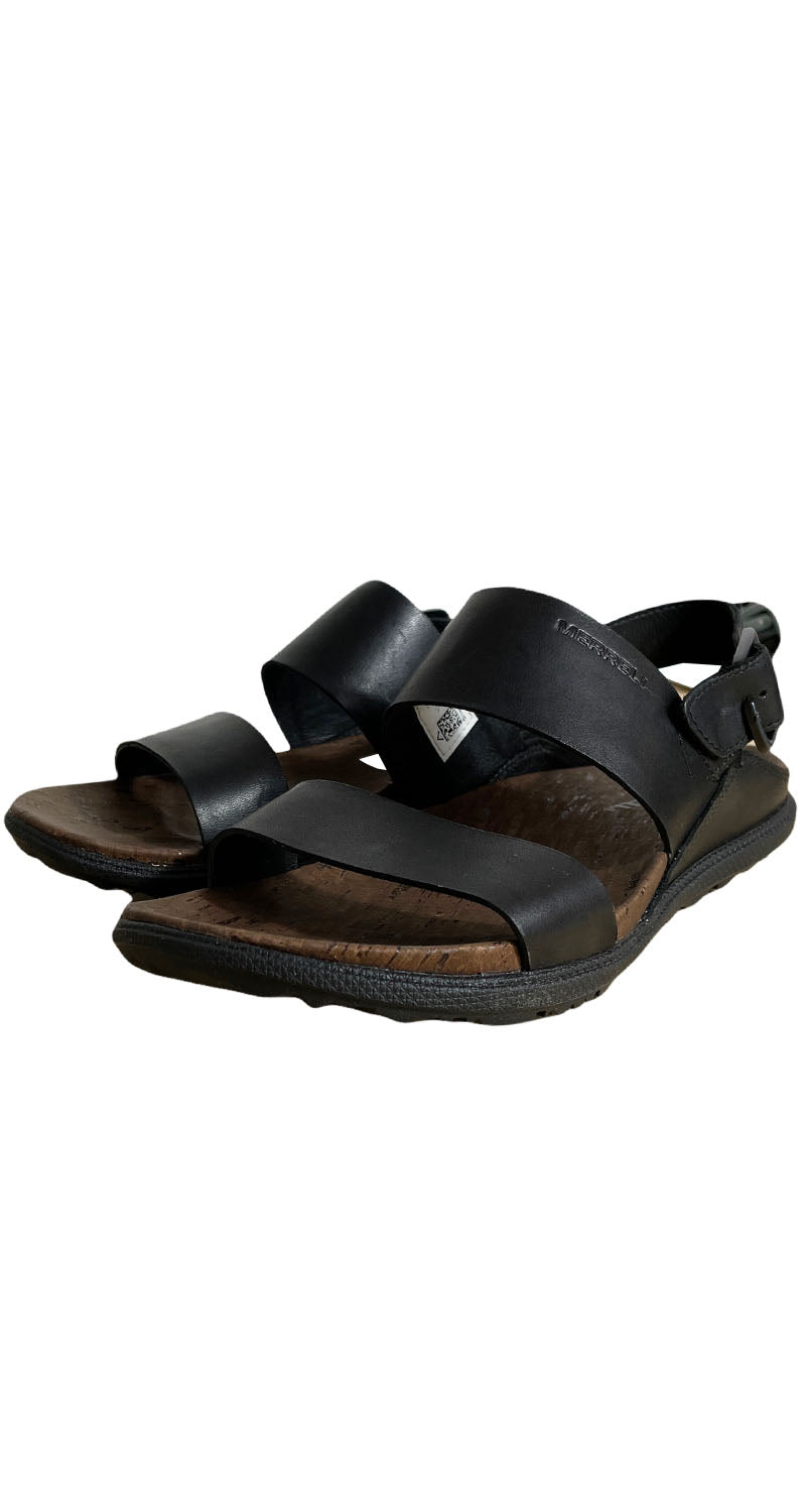 Sandalias Cuero Negro Merrell – Market People1