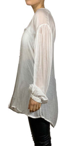 Blusa Blanca Seda Maryley by Magma