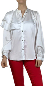 Blusa Satín Vuelos Blanco Have One by Magma