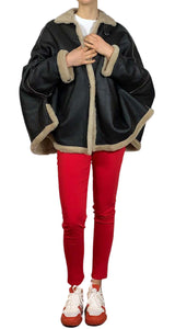 Poncho Cuero Café Ladovich by Magma