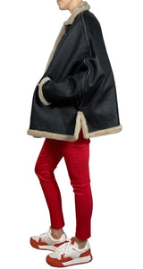 Poncho Cuero Café Ladovich by Magma