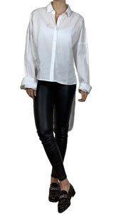 Blusa Asimétrica Blanca Sluiz by Magma