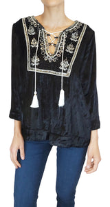 Blusa Lupi Albany Negra