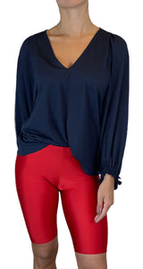 Blusa Navy Texturizada