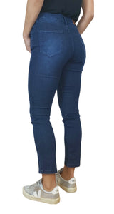 Skinny Jeans Tiro Alto Denim