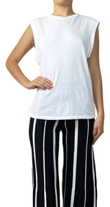Polera Blanca Sin Mangas