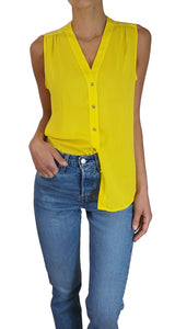 Blusa Amarilla Botones
