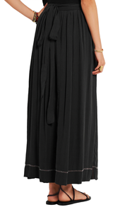 Falda Moody Embellished Seda