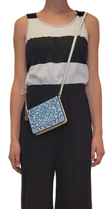 Cartera Mini Sicily Majolica Azul