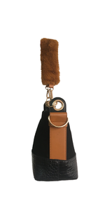 Cartera Black Suede