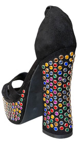 Tacos Negros Bisutería Multicolor