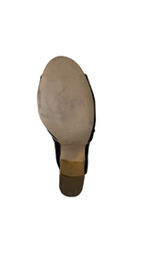 Zapato piel Negro con Dorado