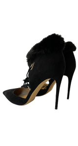 Taco alto con detalle de piel