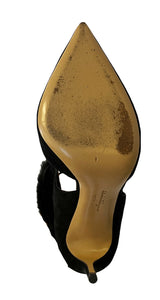 Taco alto con detalle de piel