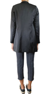 Blazer Negro Satinado