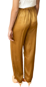 Pantalón Café Satinado