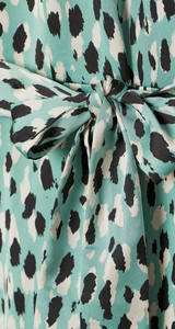 Vestido Animal Turquesa