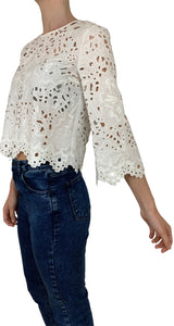 Blusa White Broderie