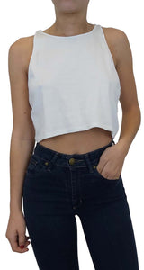 Polera Croptop Offline Blanco
