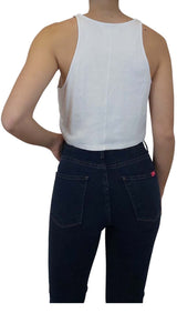 Polera Croptop Offline Blanco