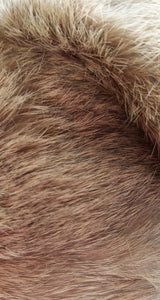 Chaquetón Pelo de Conejo Negro