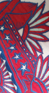 Pantalón Blanco Bordados