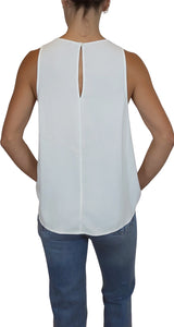 Blusa Sin Mangas Blanca