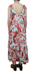 Vestido Tropical Lion Celeste