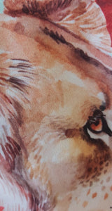 Vestido Tropical Lion Celeste