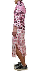 Maxi Vestido Psicodelia Rosa